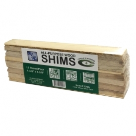 12 pack Wood shims 1-3/8" x 7-3/8"